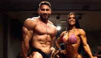 Рамон Кейруш и его супруга стали главными звездами "Musclecontest Brazil" в Куритибе