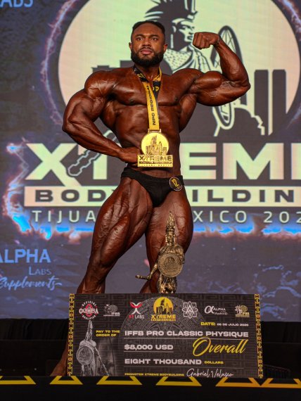 Родни Нельсон стал чемпионом "Xtreme Bodybuilding Mexico Pro" 2026 года в категории "Classic Physique"
