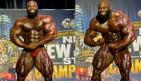 Куинтон Эрия выступил с гостевым позированием на шоу NPC "New Jersey State Championships"