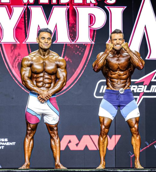 Али Билал (Ali Bilal), Райан Терри (Ryan Terry), третий год подряд занимает второе место на "Men's Physique Olympia"