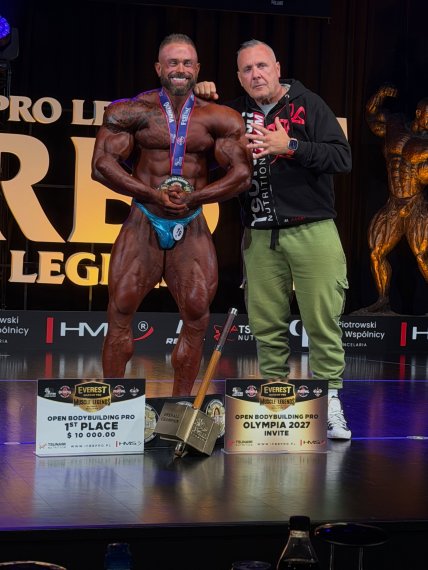 Андреа Прести (Andrea Presti), Польша Про 2026 года, стал двукратным чемпионом "Everest Muscle Legends Pro"